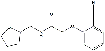 2-(2-cyanophenoxy)-N-(tetrahydrofuran-2-ylmethyl)acetamide|