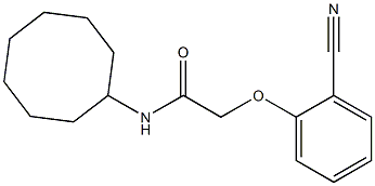 2-(2-cyanophenoxy)-N-cyclooctylacetamide