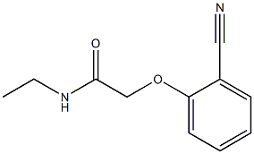 2-(2-cyanophenoxy)-N-ethylacetamide,,结构式