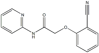 2-(2-cyanophenoxy)-N-pyridin-2-ylacetamide Structure