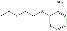 2-(2-ethoxyethoxy)pyridin-3-amine Structure