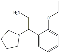 2-(2-ethoxyphenyl)-2-pyrrolidin-1-ylethanamine Structure