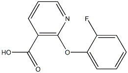 2-(2-fluorophenoxy)nicotinic acid Structure