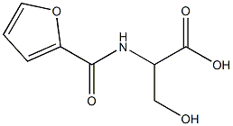 2-(2-furoylamino)-3-hydroxypropanoic acid Structure