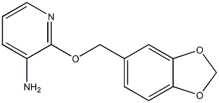 2-(2H-1,3-benzodioxol-5-ylmethoxy)pyridin-3-amine Structure