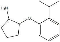 2-(2-isopropylphenoxy)cyclopentanamine Structure