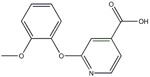 2-(2-methoxyphenoxy)pyridine-4-carboxylic acid Structure