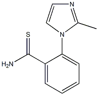 2-(2-methyl-1H-imidazol-1-yl)benzene-1-carbothioamide Struktur