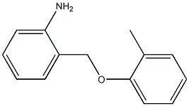 2-(2-methylphenoxymethyl)aniline,,结构式