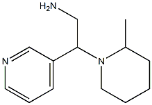 2-(2-methylpiperidin-1-yl)-2-pyridin-3-ylethanamine Struktur