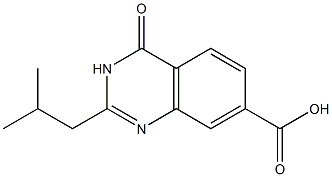 2-(2-methylpropyl)-4-oxo-3,4-dihydroquinazoline-7-carboxylic acid