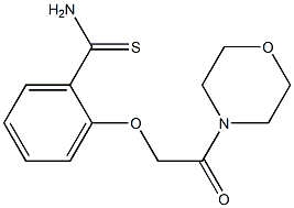 2-(2-morpholin-4-yl-2-oxoethoxy)benzenecarbothioamide|