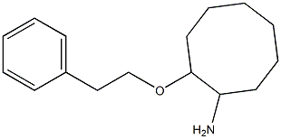 2-(2-phenylethoxy)cyclooctan-1-amine Struktur