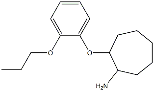 2-(2-propoxyphenoxy)cycloheptan-1-amine 化学構造式