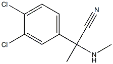 2-(3,4-dichlorophenyl)-2-(methylamino)propanenitrile