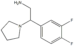 2-(3,4-difluorophenyl)-2-pyrrolidin-1-ylethanamine