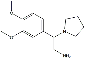 2-(3,4-dimethoxyphenyl)-2-pyrrolidin-1-ylethanamine