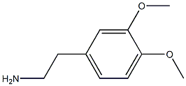 2-(3,4-dimethoxyphenyl)ethan-1-amine,,结构式