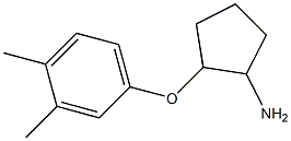 2-(3,4-dimethylphenoxy)cyclopentanamine Structure
