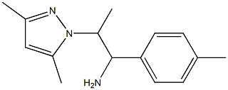  2-(3,5-dimethyl-1H-pyrazol-1-yl)-1-(4-methylphenyl)propan-1-amine