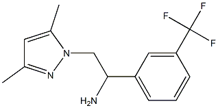 2-(3,5-dimethyl-1H-pyrazol-1-yl)-1-[3-(trifluoromethyl)phenyl]ethanamine