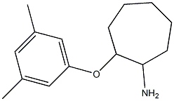 2-(3,5-dimethylphenoxy)cycloheptan-1-amine,,结构式