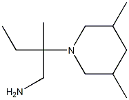 2-(3,5-dimethylpiperidin-1-yl)-2-methylbutan-1-amine Structure