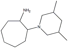 2-(3,5-dimethylpiperidin-1-yl)cycloheptanamine Struktur