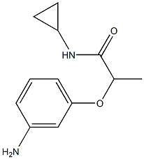 2-(3-aminophenoxy)-N-cyclopropylpropanamide|