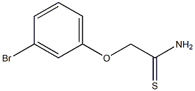 2-(3-bromophenoxy)ethanethioamide Struktur