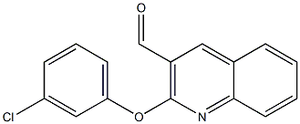 2-(3-chlorophenoxy)quinoline-3-carbaldehyde