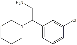 2-(3-chlorophenyl)-2-piperidin-1-ylethanamine