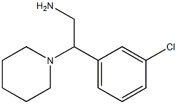  2-(3-chlorophenyl)-2-piperidin-1-ylethanamine