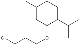 2-(3-chloropropoxy)-4-methyl-1-(propan-2-yl)cyclohexane Structure