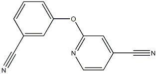  2-(3-cyanophenoxy)isonicotinonitrile