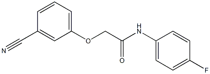 2-(3-cyanophenoxy)-N-(4-fluorophenyl)acetamide