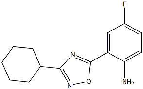 2-(3-cyclohexyl-1,2,4-oxadiazol-5-yl)-4-fluoroaniline