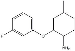  2-(3-fluorophenoxy)-4-methylcyclohexanamine