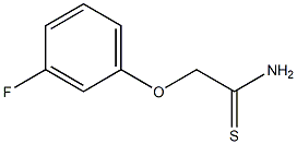 2-(3-fluorophenoxy)ethanethioamide Structure