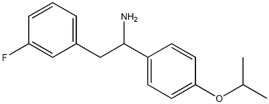 2-(3-fluorophenyl)-1-[4-(propan-2-yloxy)phenyl]ethan-1-amine Structure