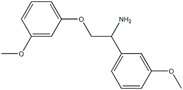 2-(3-methoxyphenoxy)-1-(3-methoxyphenyl)ethanamine|