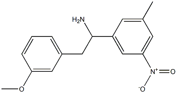 2-(3-methoxyphenyl)-1-(3-methyl-5-nitrophenyl)ethan-1-amine|