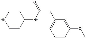 2-(3-methoxyphenyl)-N-(piperidin-4-yl)acetamide