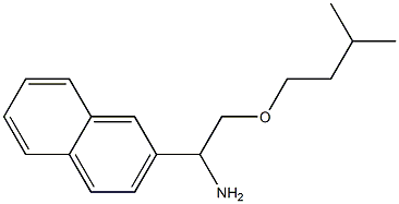 2-(3-methylbutoxy)-1-(naphthalen-2-yl)ethan-1-amine Structure