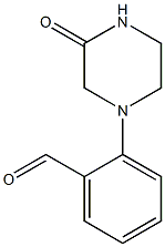 2-(3-oxopiperazin-1-yl)benzaldehyde Structure