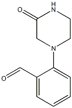 2-(3-oxopiperazin-1-yl)benzaldehyde 结构式