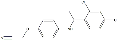 2-(4-{[1-(2,4-dichlorophenyl)ethyl]amino}phenoxy)acetonitrile