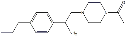 2-(4-acetylpiperazin-1-yl)-1-(4-propylphenyl)ethanamine