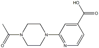 2-(4-acetylpiperazin-1-yl)pyridine-4-carboxylic acid|