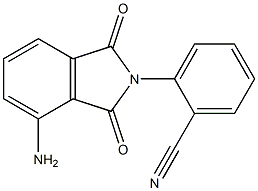 2-(4-amino-1,3-dioxo-2,3-dihydro-1H-isoindol-2-yl)benzonitrile Structure